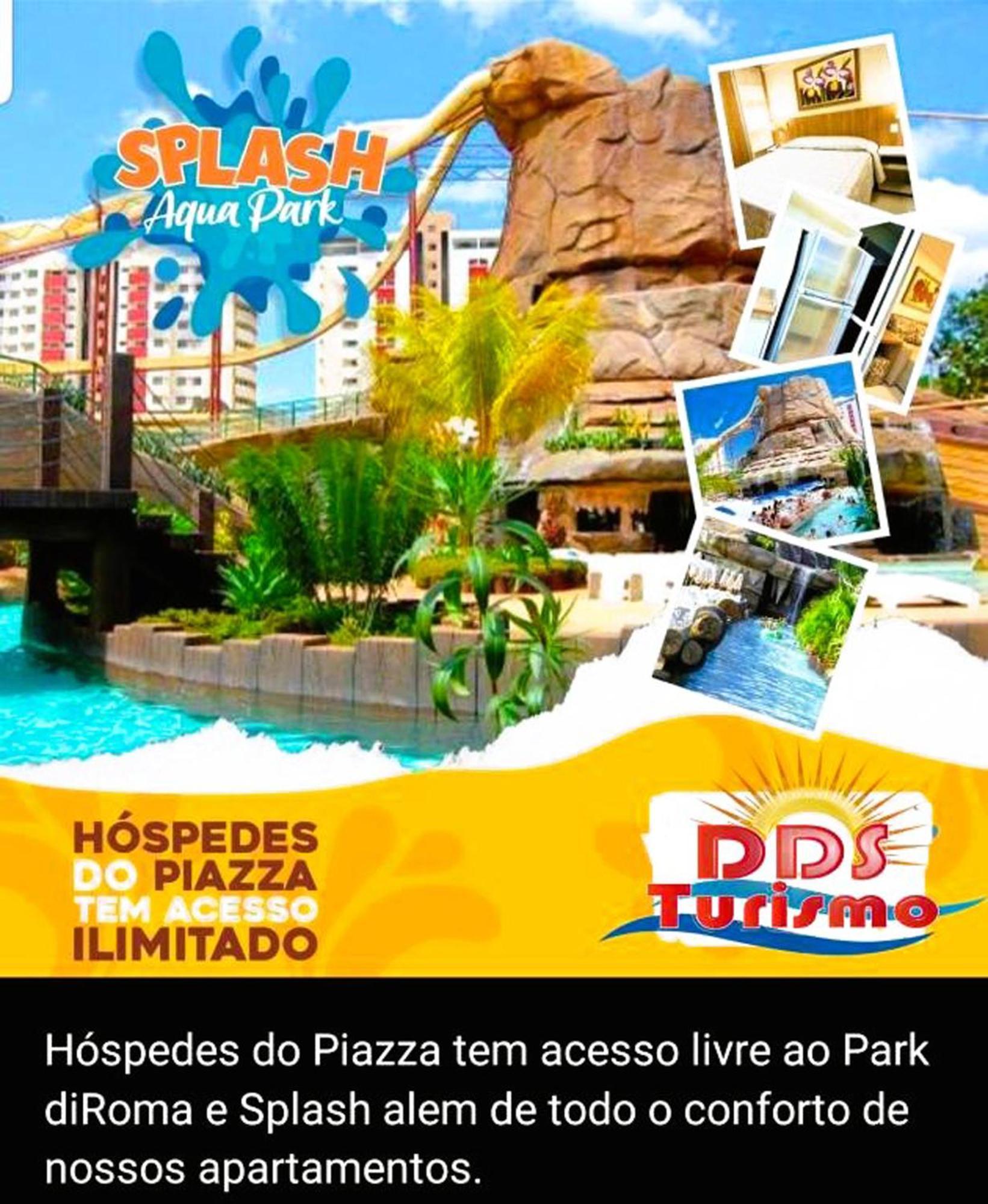 Piazza Diroma - Cortesia Park Diroma, Splash E Slide Caldas Novas Luaran gambar